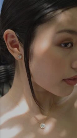 Gwen Studs Gold 18K Gold Vermeil