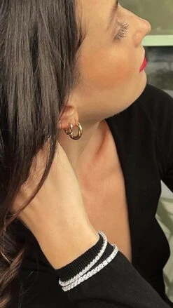 Haley Hoops Small 18K Gold Vermeil -Lustre Jewelry Shop HALEY 98SJSAAP 33ce22d9 5da4 413a bdf9 3d6f1c69a053