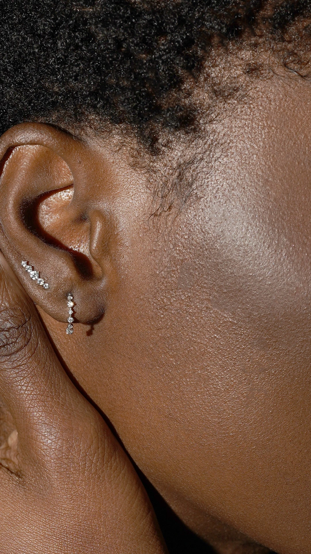 Cami Hoop 9K White Gold 13 Cami Hoop 9K White Gold - Image 11