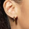 Hera Hoops Nude 18K Gold Vermeil -Lustre Jewelry Shop HERA 47373