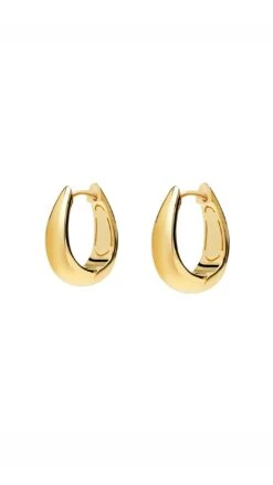 Hera Hoops Nude 18K Gold Vermeil -Lustre Jewelry Shop HERA 99SS