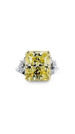 Harlow Canary Radiant Ring -Lustre Jewelry Shop Harlow Canary Radiant Ring d9d9s