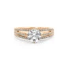 Harriet Ring 18K Rose Gold -Lustre Jewelry Shop HarrietRingRG Front