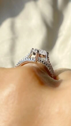 Harriet Ring 18K White Gold -Lustre Jewelry Shop HarrietRing LS2