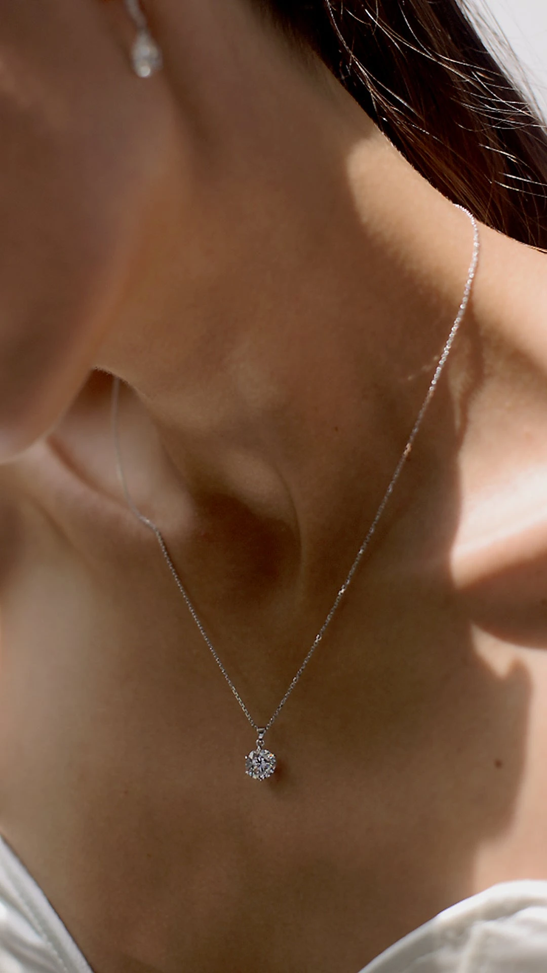 Hazel Necklace White Gold 9 Hazel Necklace White Gold - Image 7