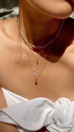 Hazel Necklace Yellow Gold -Lustre Jewelry Shop Hazel Necklace Yellow Gold 90IOD