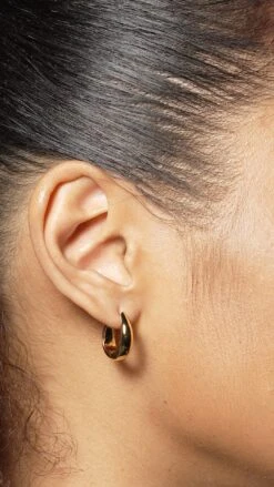 Hera Hoops Nude 18K Gold Vermeil -Lustre Jewelry Shop Hera Hoops Gold Vermeil 7373232