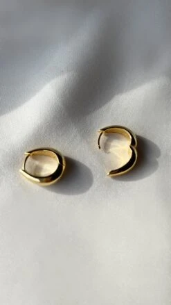 Hera Hoops Nude 18K Gold Vermeil -Lustre Jewelry Shop HeraHoops 1