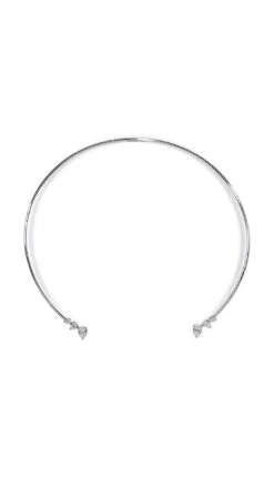 Izar Choker White Gold Plated -Lustre Jewelry Shop IZAR CHOKER WHITE GOLD PLATED 90KDJ