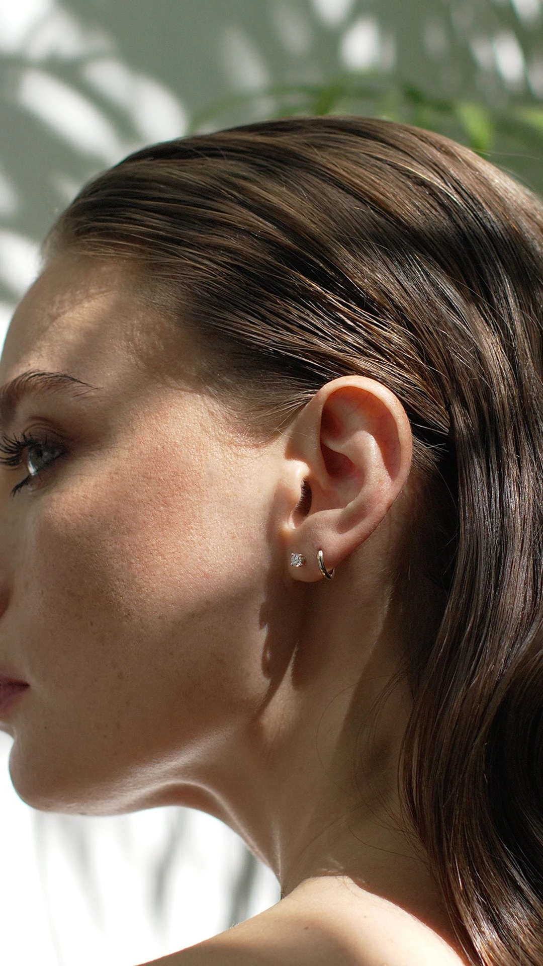 Irene Mini Single Stud 9K Yellow Gold 11 Irene Mini Single Stud 9K Yellow Gold - Image 9