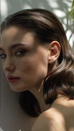 Irene Mini Single Stud 9K Yellow Gold 32 Irene Mini Single Stud 9K Yellow Gold -Lustre Jewelry Shop Irene Mini Single Stud 9K Yellow Gold 548587