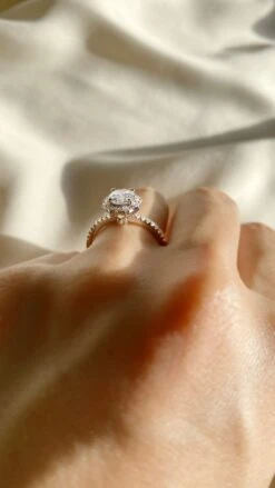 Isolde Ring 18K White Gold -Lustre Jewelry Shop IsoldeRing LS2