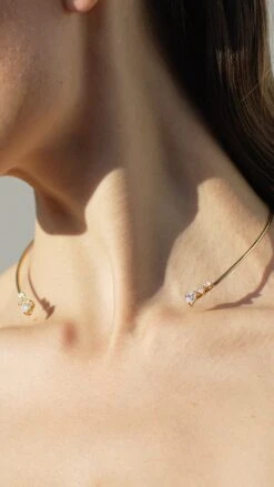 Izar Choker 18K Gold Vermeil -Lustre Jewelry Shop Izar Choker Gold Vermeil 383831