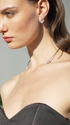 Izar Choker White Gold Plated -Lustre Jewelry Shop Izar Choker Silver 39392