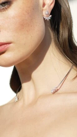 Izar Choker White Gold Plated -Lustre Jewelry Shop Izar Choker Silver 84884