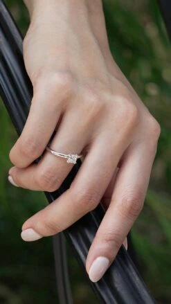 Judy Ring 0.57 18K White Gold -Lustre Jewelry Shop JUDY RING 9D9DK