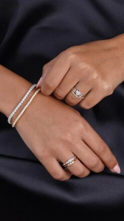 Junie Ring White Gold Plated 27 Junie Ring White Gold Plated -Lustre Jewelry Shop JUNIE DENIZ CATE MEADOW AMBRA FRANCINE VIANNE IO8DSJK