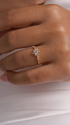 Junie Ring 18K Gold Vermeil -Lustre Jewelry Shop JUNIE RING 18K GOLD VERMEIL IOI000