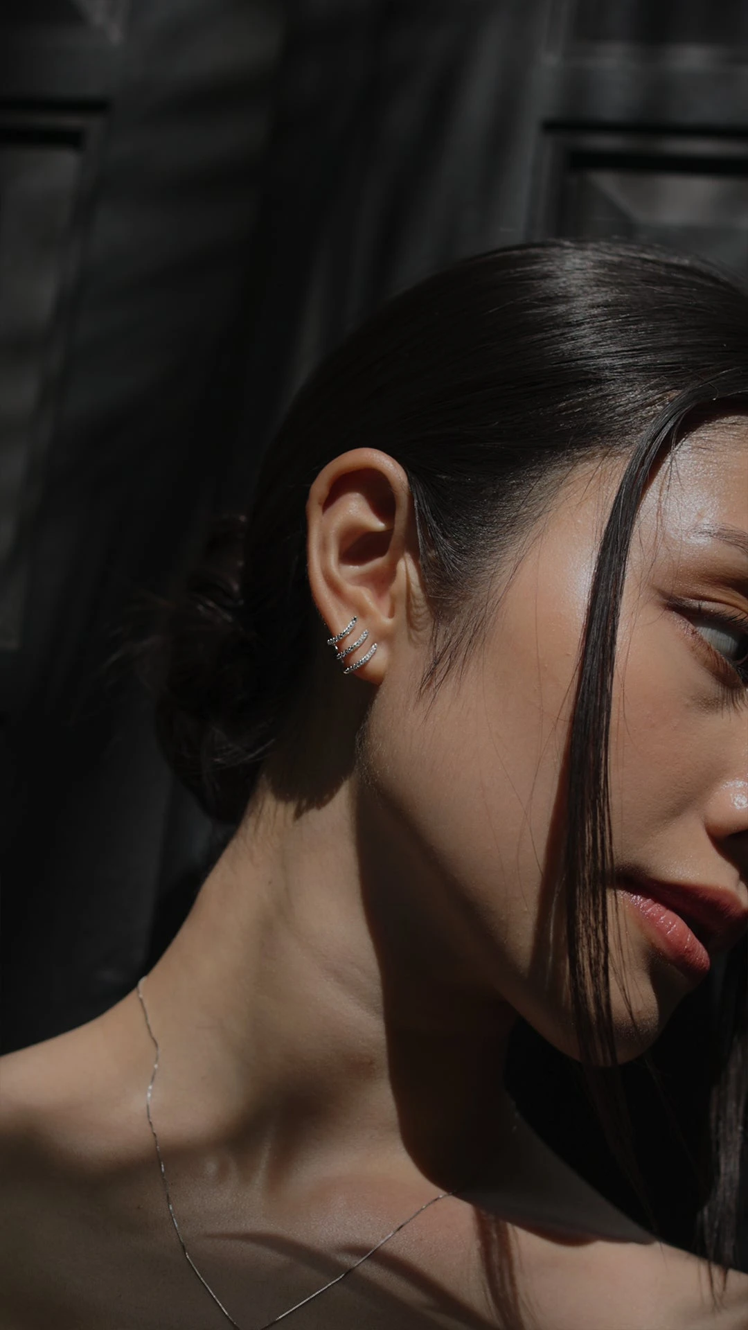 Jax Ear Cuffs White Gold Plated 9 Jax Ear Cuffs White Gold Plated - Image 7