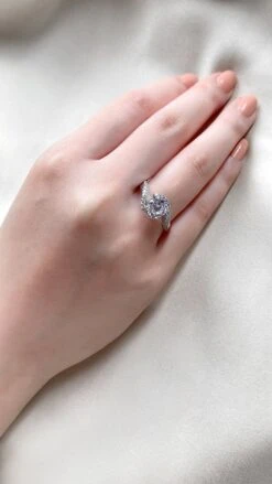 Jelena Ring 18K Rose Gold -Lustre Jewelry Shop JelenaRingWG11080