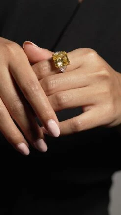 Jessica Canary Princess Ring -Lustre Jewelry Shop Jessica Canary Princess Ring 87877