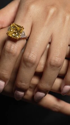 Jessica Canary Princess Ring -Lustre Jewelry Shop Jessica Canary Princess Ring 8877