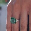 Jessica Emerald Princess Ring -Lustre Jewelry Shop JessicaEmeraldPrincessRing3