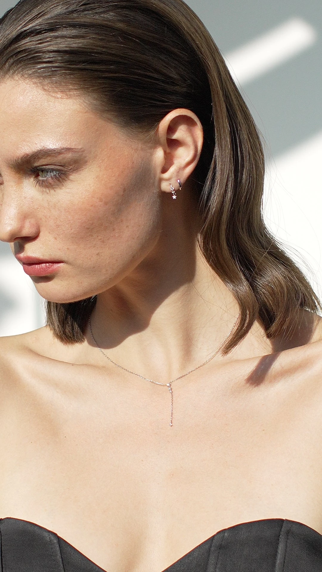 Nic Hoop 9K White Gold 8 Nic Hoop 9K White Gold - Image 6