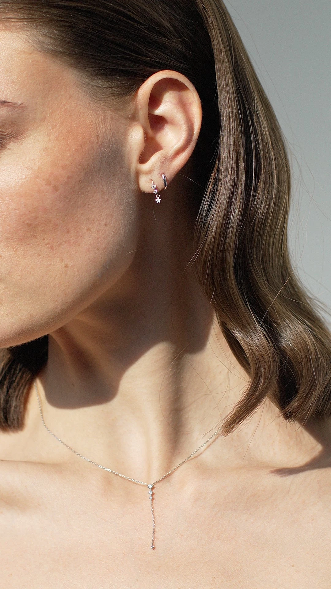 Nic Hoop 9K White Gold 10 Nic Hoop 9K White Gold - Image 8