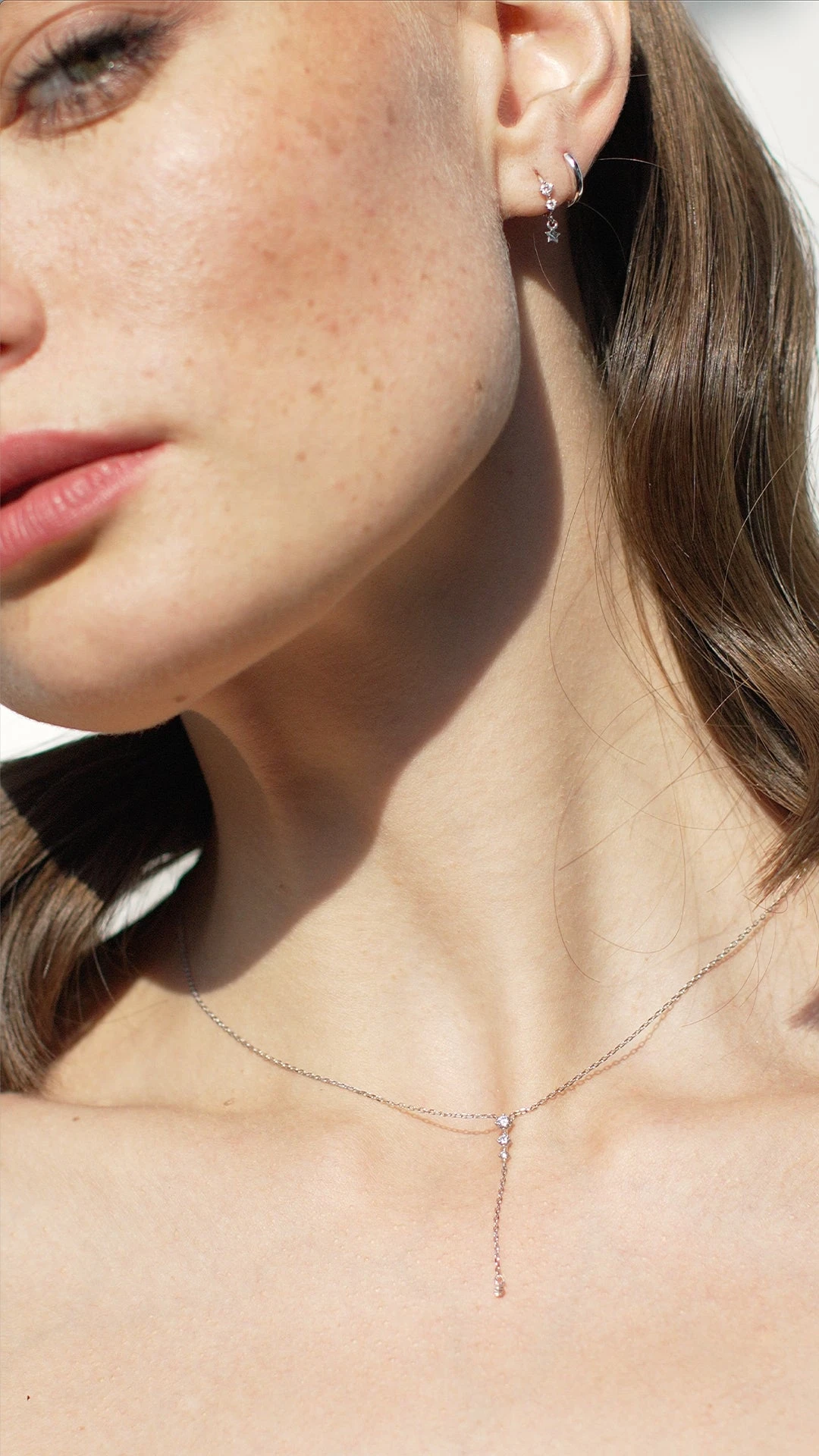 Nic Hoop 9K White Gold 9 Nic Hoop 9K White Gold - Image 7