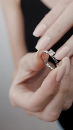 Judy Ring 0.57 18K White Gold -Lustre Jewelry Shop Judy Ring 18K White Gold 3737722