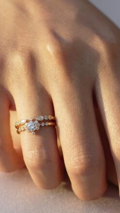 Junie Ring 18K Gold Vermeil -Lustre Jewelry Shop Junie Ring Yellow Gold Vermeil 33322