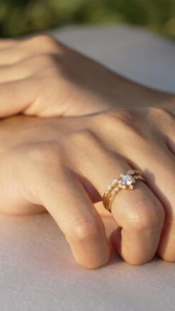 Junie Ring 18K Gold Vermeil -Lustre Jewelry Shop Junie Ring Yellow Gold Vermeil 4473721