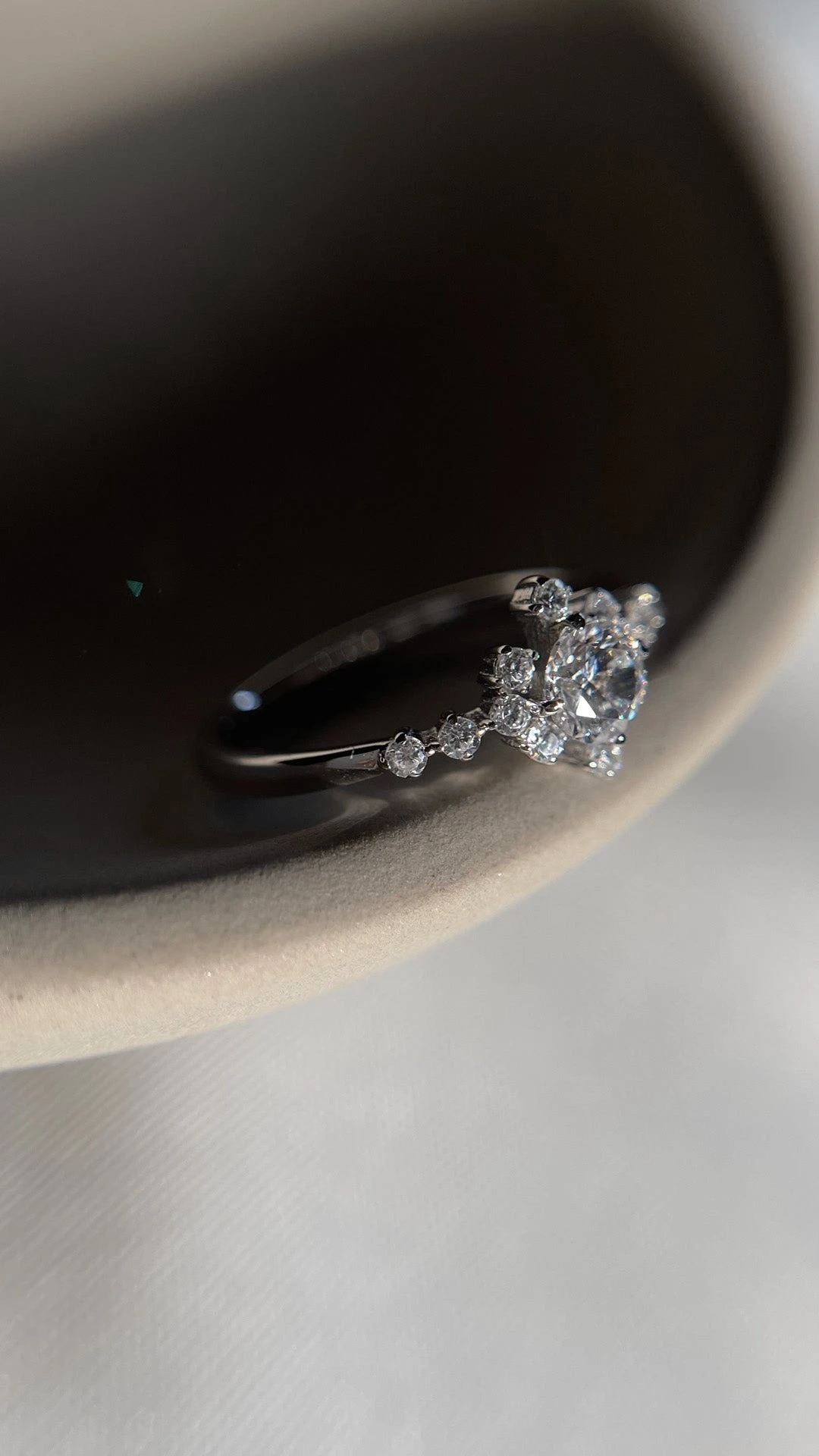 Junie Ring White Gold Plated 4 Junie Ring White Gold Plated - Image 2