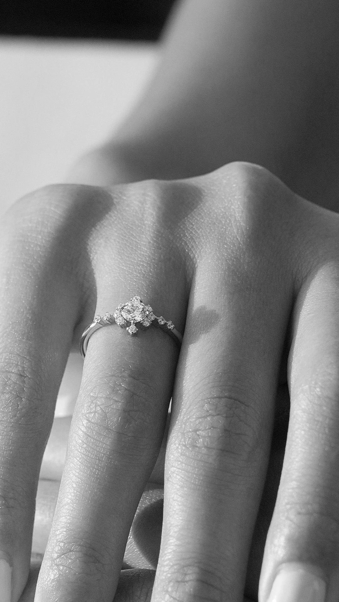 Junie Ring White Gold Plated 3 Junie Ring White Gold Plated