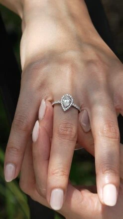 Kristen Ring 18K White Gold