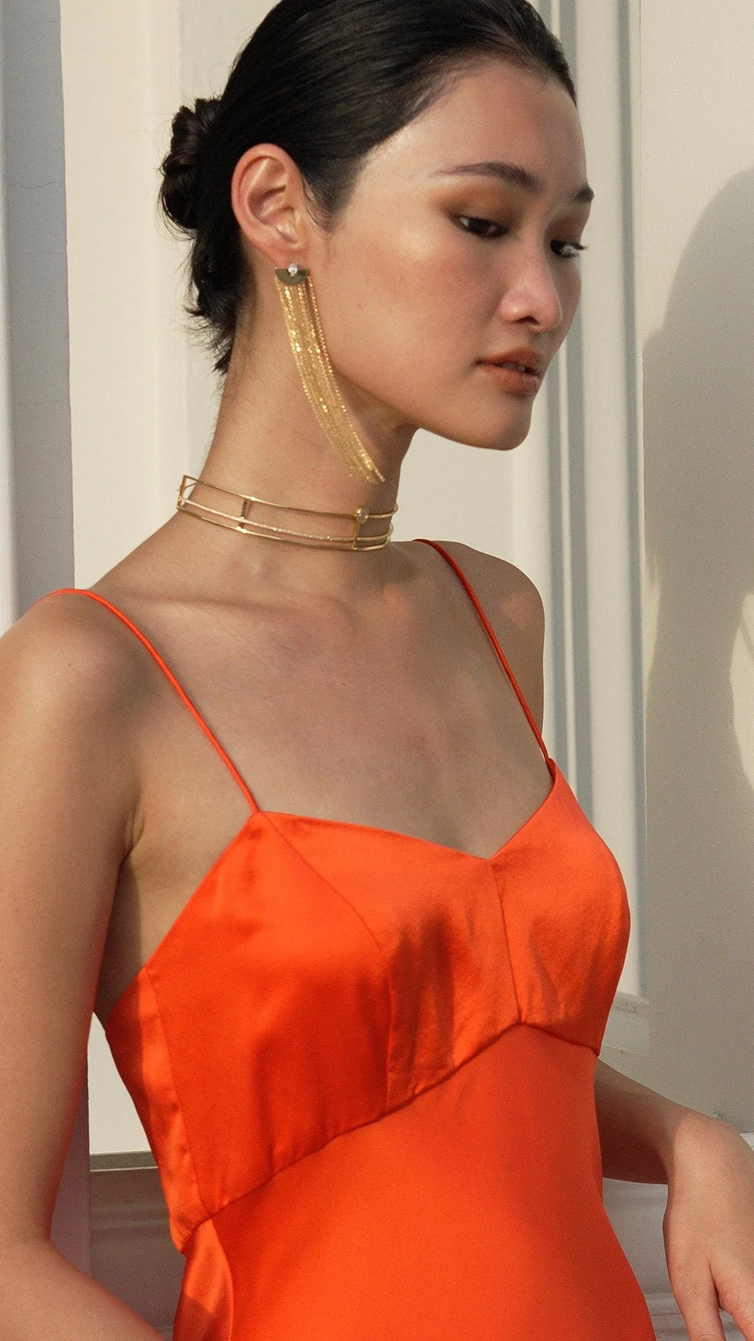 Kamala Shoulder Duster Earring Gold Vermeil 13 Kamala Shoulder Duster Earring Gold Vermeil - Image 11