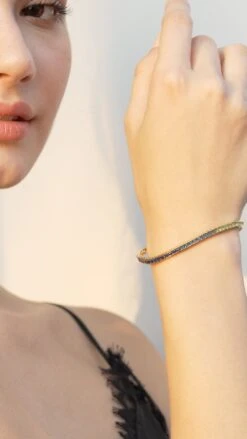 Kayla Rainbow Bracelet 18K Gold Vermeil -Lustre Jewelry Shop Kayla Rainbow Bracelet Gold Vermeil 7474711