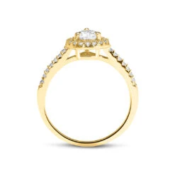 Kristen Ring 0.78ct 18K Yellow Gold 9 Kristen Ring 0.78ct 18K Yellow Gold -Lustre Jewelry Shop KristenRingYG Side bb563510 eeaa 4f7c b501 a61837a97196