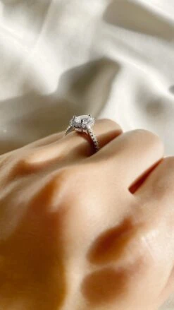 Kristen Ring 18K White Gold 19 Kristen Ring 18K White Gold -Lustre Jewelry Shop KristenRing WG LS1