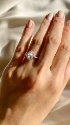 Kristen Ring 18K White Gold 23 Kristen Ring 18K White Gold -Lustre Jewelry Shop KristenRing WG LS2