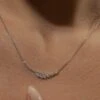 Laeta Necklace White Gold Plated -Lustre Jewelry Shop LAETA NECKLACE 89DS3