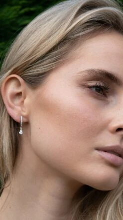 Leni Hoop 18K Gold Vermeil -Lustre Jewelry Shop LENI HOOP 18K GOLD VERMEIL 9D0S