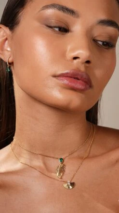 Leni Hoop Emerald Green 18K Gold Vermeil 21 Leni Hoop Emerald Green 18K Gold Vermeil -Lustre Jewelry Shop LENI SABAL CELENE KLDLKS 9c94dd7e 41ac 453e ad7f 76819eb3d7af