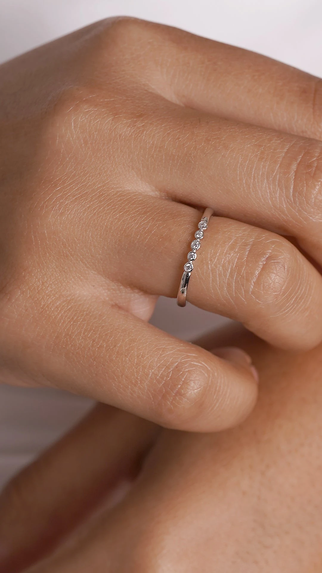 Louann Ring White Gold Plated 3 Louann Ring White Gold Plated