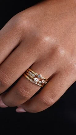 Andie Ring 18K Gold Vermeil -Lustre Jewelry Shop LOUANNE ANDIE DENIZ MEADOW I89SSA2W