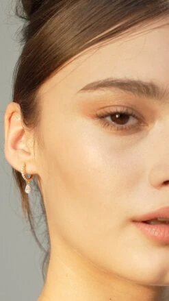 Leni Hoop 18K Gold Vermeil -Lustre Jewelry Shop Leni Hoop Gold Vermeil 848481