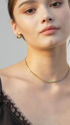 Hera Hoops Nude 18K Gold Vermeil -Lustre Jewelry Shop Lexi Necklace Rainbow 77474741 3e241b84 38c9 41d7 8ab4 f18cd213ca18