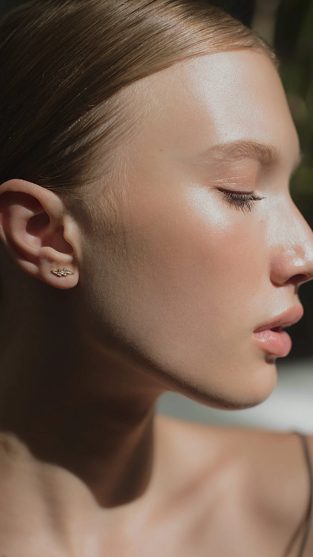 Lightning Stud 18K Gold Vermeil 5 Lightning Stud 18K Gold Vermeil - Image 3