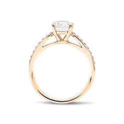 Lilian Ring 18K Rose Gold -Lustre Jewelry Shop Lilian Ring SIDE BDR3481 RG WS